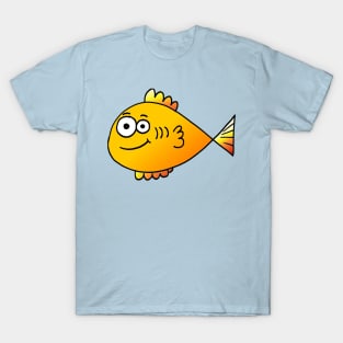 Happy Goldfish Doodle T-Shirt